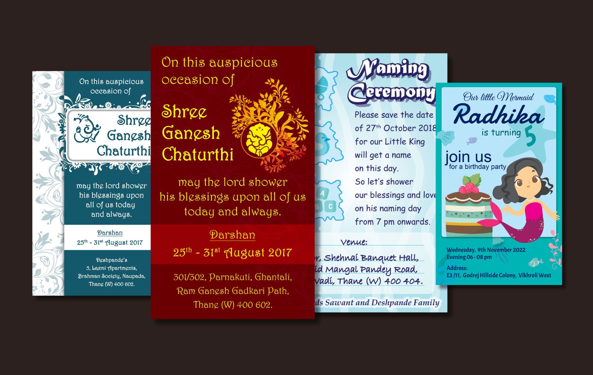 Invites and Greetings